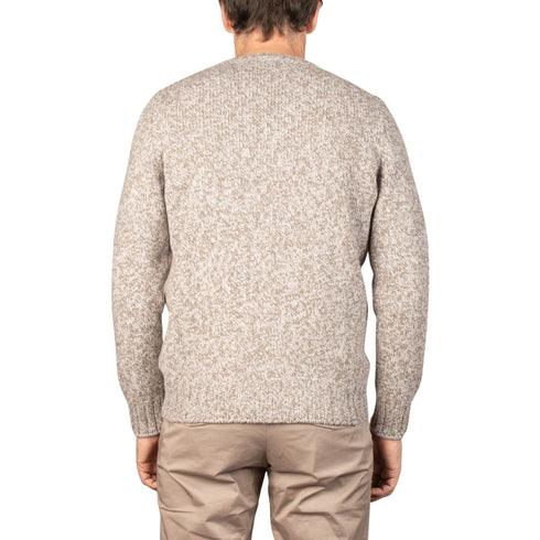 Pullover Uomo effetto melange Grigio beige Gran Sasso- Francavilla Moda